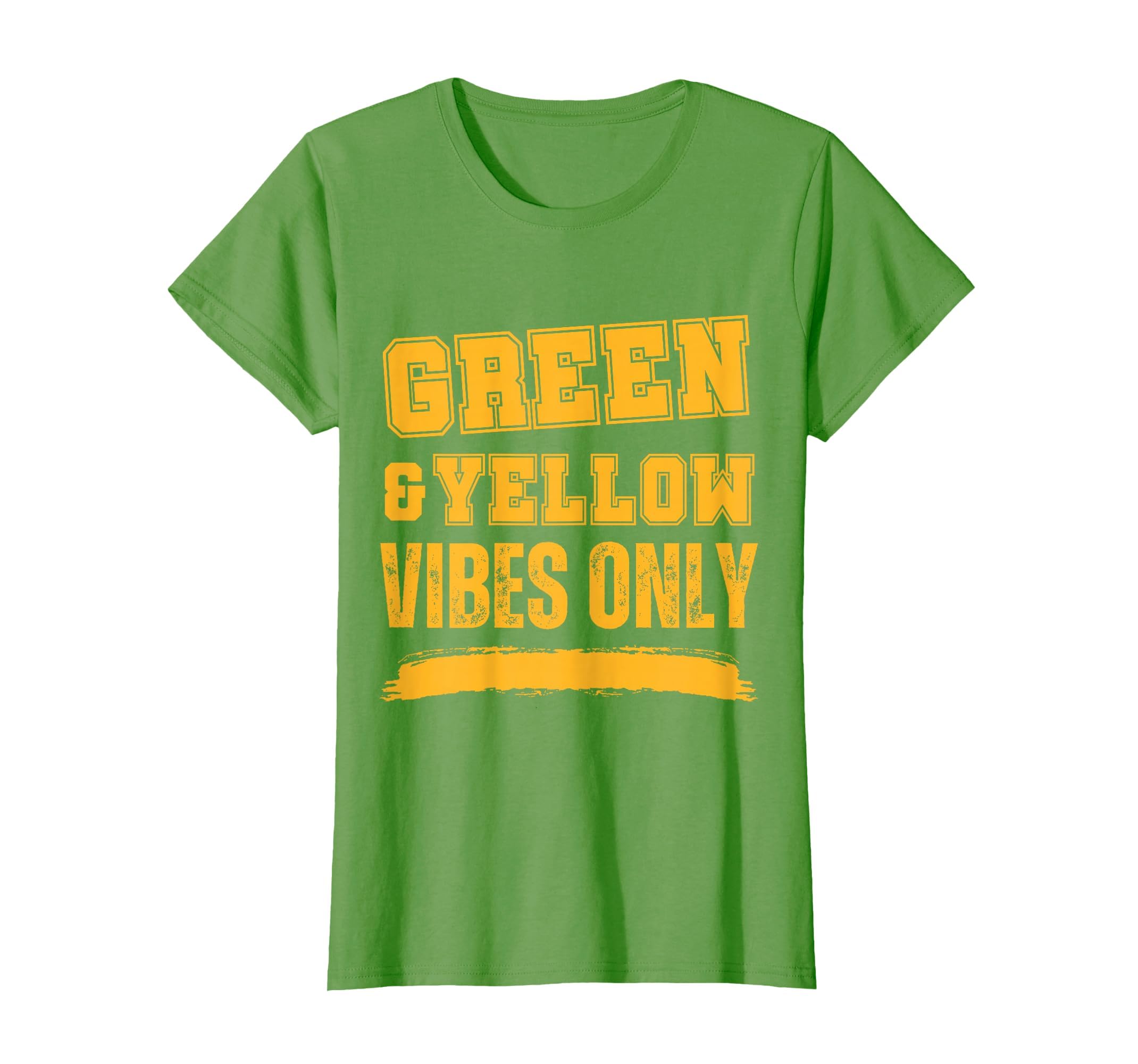 Green And Yellow Game Day T-Shirt - Trendy Graphic for Adults - T-Shirt, Sweatshirt, Hoodie