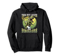 This Loves Soccer And Dinosaurs Hoodie - Novelty Apparel for Adults - T-Shirt, Sweatshirt, Hoodie