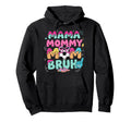 Mama Mommy Soccer Mom Bruh Ice Cream Drip Hoodie - Graphic Print Men Women - T-Shirt, Sweatshirt, Hoodie