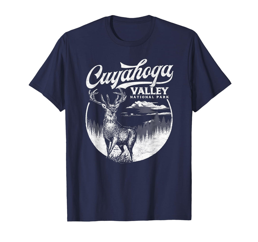 Cuyahoga Valley National Park Stag T-Shirt - Minimalist Print Unisex - T-Shirt, Sweatshirt, Hoodie