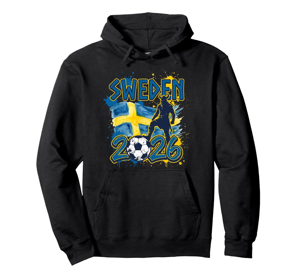Sweden Swe 26 Fan Swedish Flag Hoodie - Trendy Graphic Men Women - T-Shirt, Sweatshirt, Hoodie
