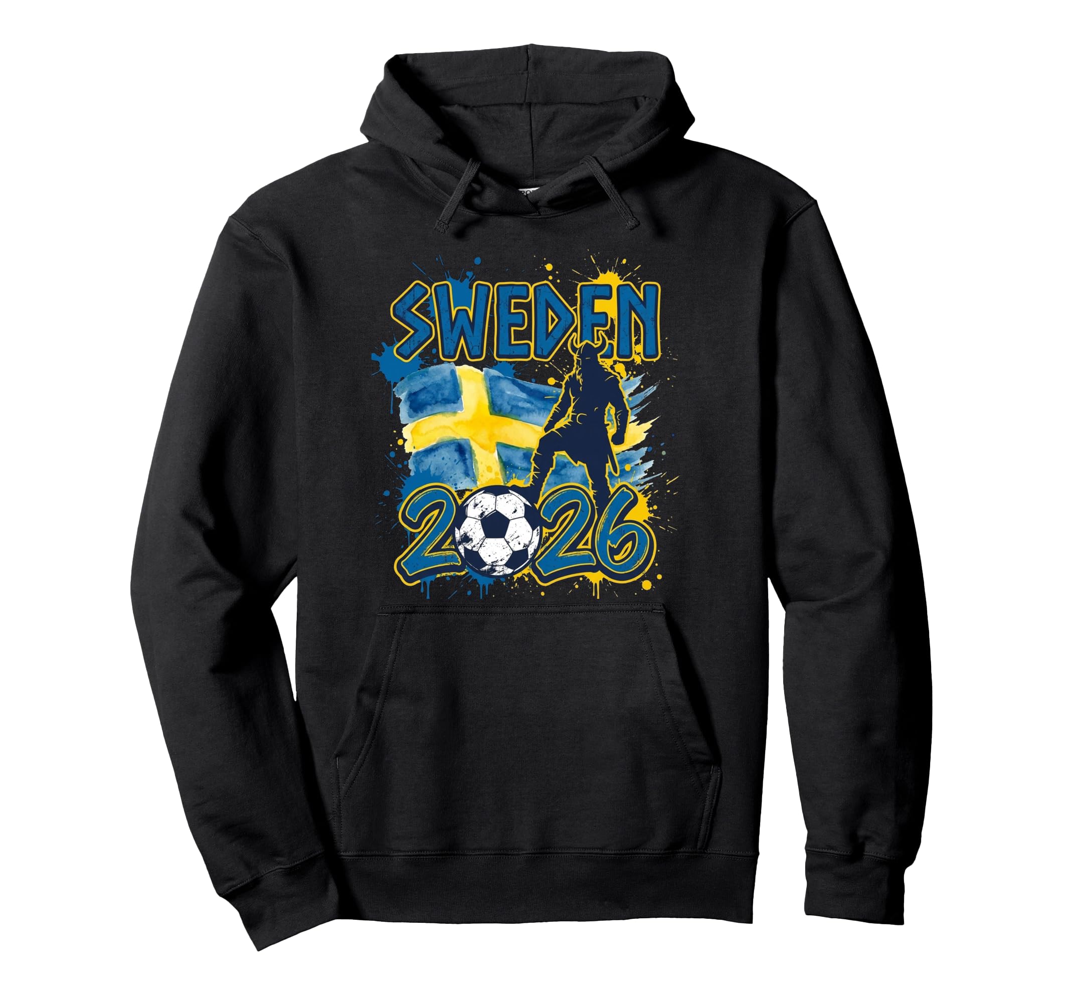 Sweden Swe 26 Fan Swedish Flag Hoodie - Trendy Graphic Men Women - T-Shirt, Sweatshirt, Hoodie