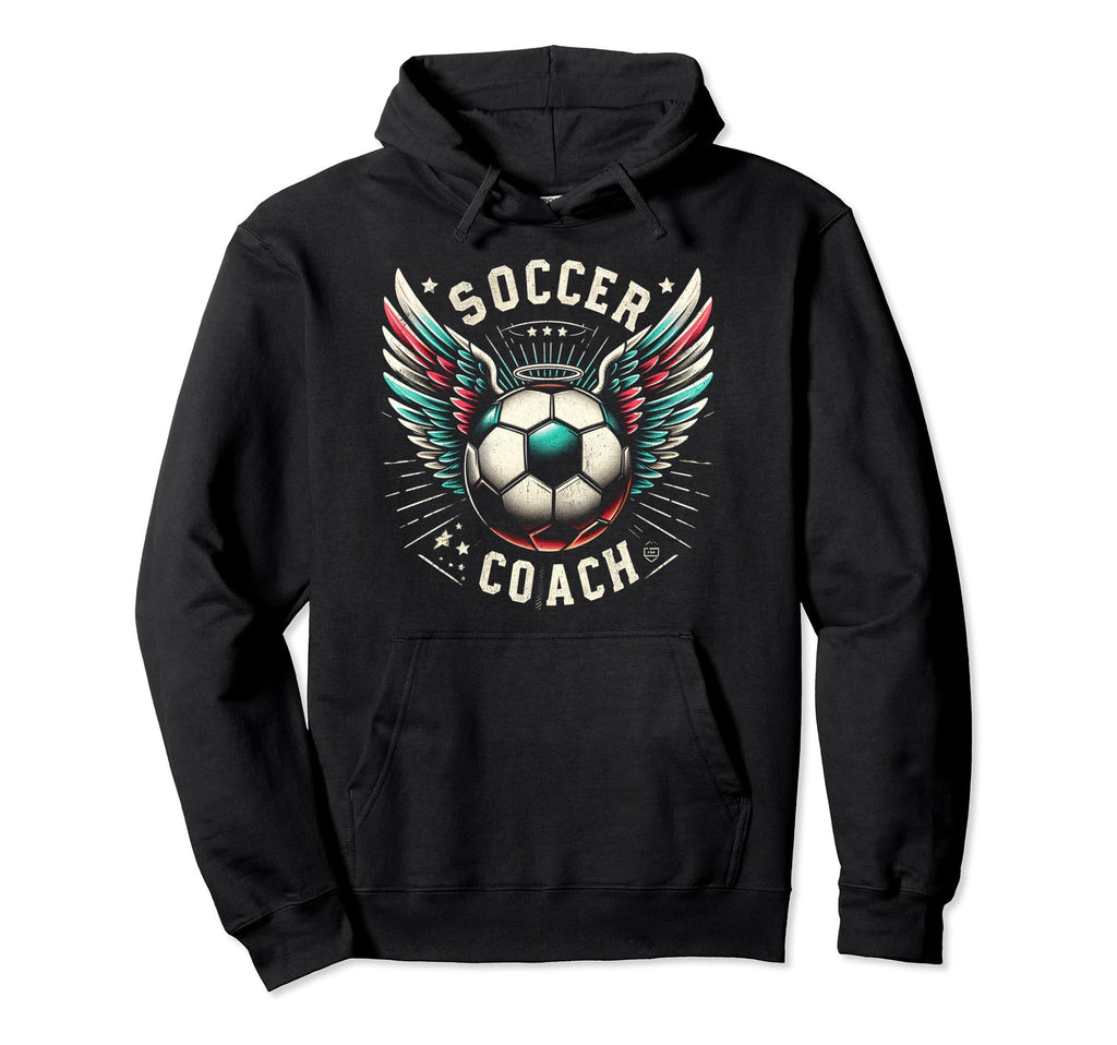 Soccer Coach Training Coaching Hoodie - Casual Everyday Wear Men Women - T-Shirt, Sweatshirt, Hoodie
