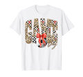 Leopard Checkered Game Day Soccer T-Shirt - Custom Art Print Unisex - T-Shirt, Sweatshirt, Hoodie