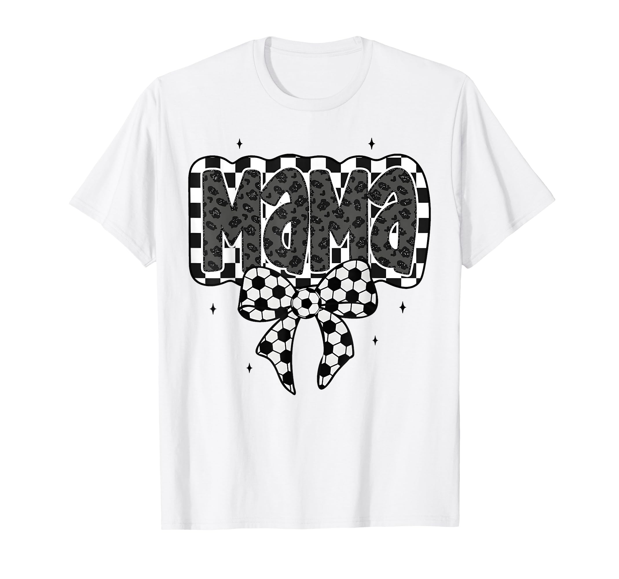 Soccer Mama Ball Coquette Bow Game T-Shirt - Minimalist Print for Adults - T-Shirt, Sweatshirt, Hoodie