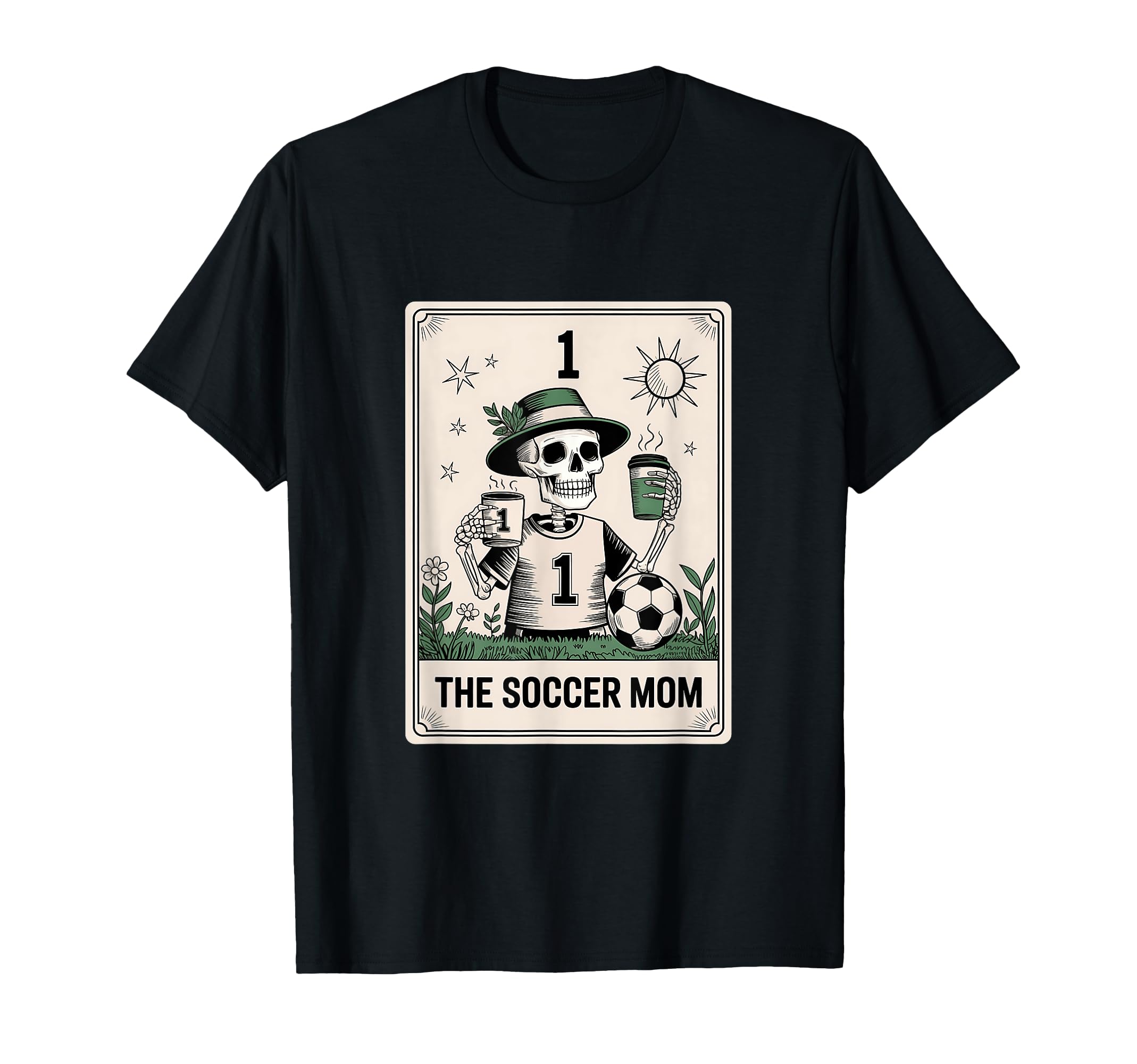 Soccer Mom Tarot Card Halloween Soccer T-Shirt - Unique Graphic Men Women - T-Shirt, Sweatshirt, Hoodie