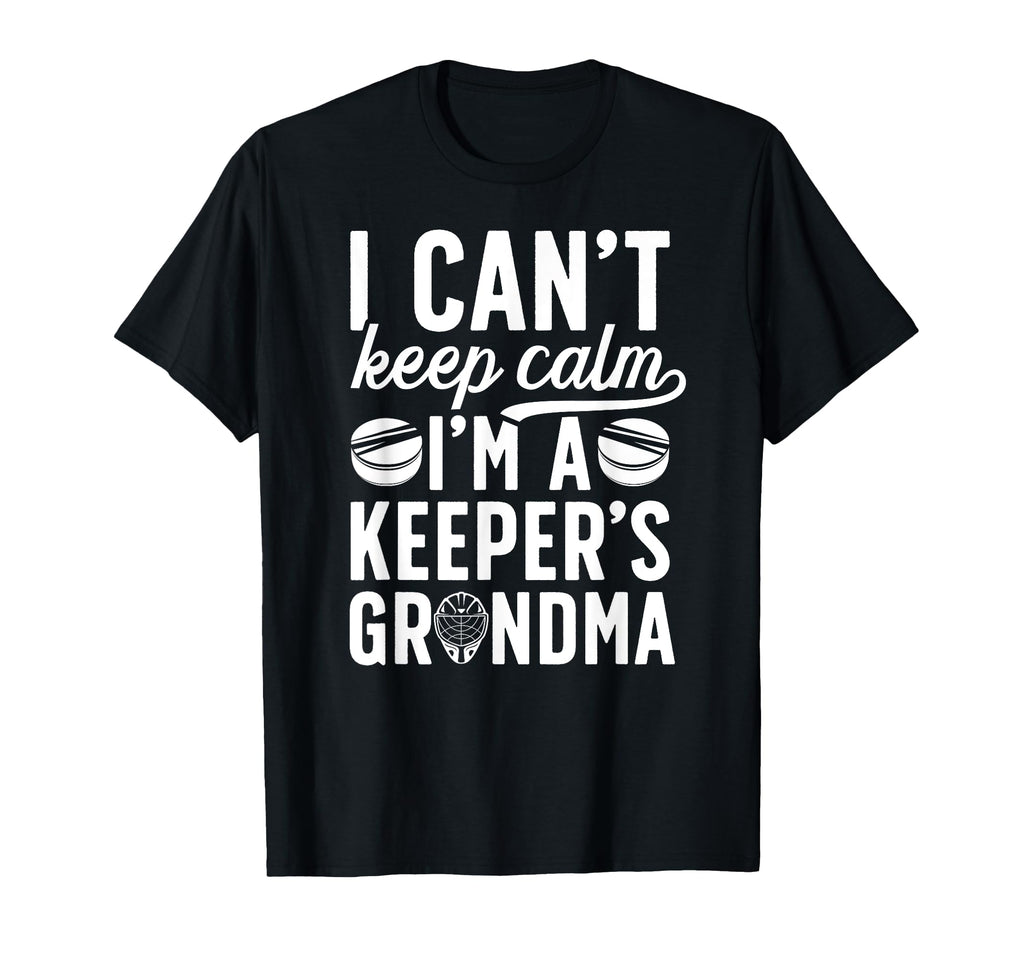 Im Hockey Keeper Grandma Ice Hockey T-Shirt - Graphic Print for Adults - T-Shirt, Sweatshirt, Hoodie