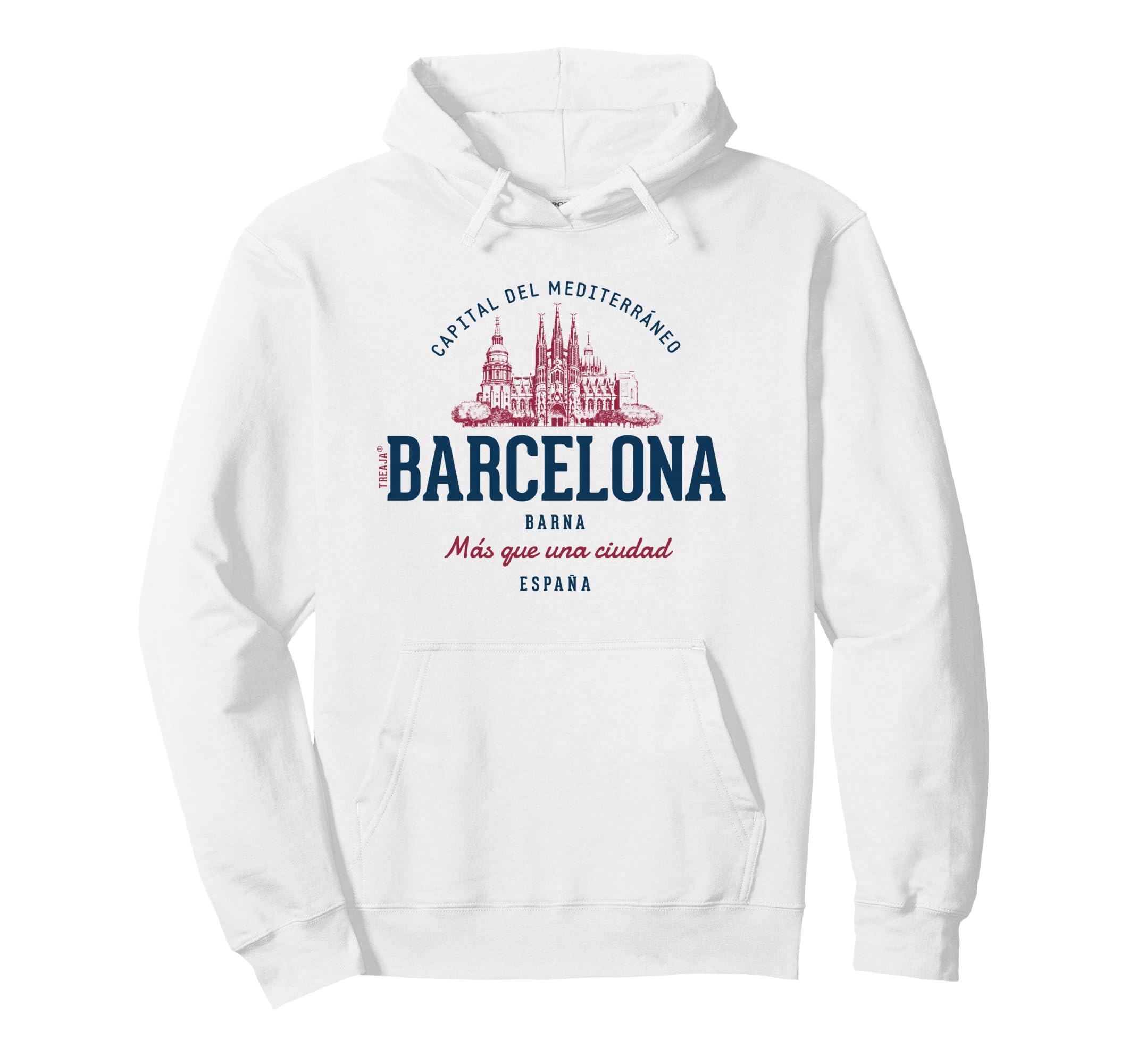 Spain Styled Barcelona Hoodie - Custom Art Print Men Women - T-Shirt, Sweatshirt, Hoodie