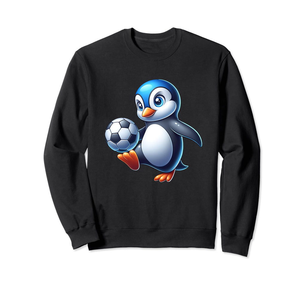 Penguin Bird Soccer Ball Champion Sweatshirt - Minimalist Print Men Women - T-Shirt, Sweatshirt, Hoodie