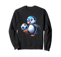 Penguin Bird Soccer Ball Champion Sweatshirt - Minimalist Print Men Women - T-Shirt, Sweatshirt, Hoodie