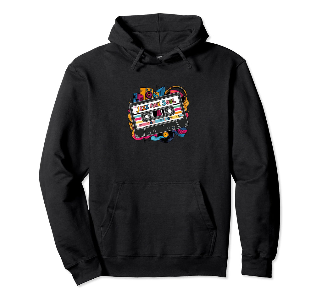 Mix Tape Cassette Jazz Funk Soul Music Hoodie - Novelty Apparel Unisex - T-Shirt, Sweatshirt, Hoodie