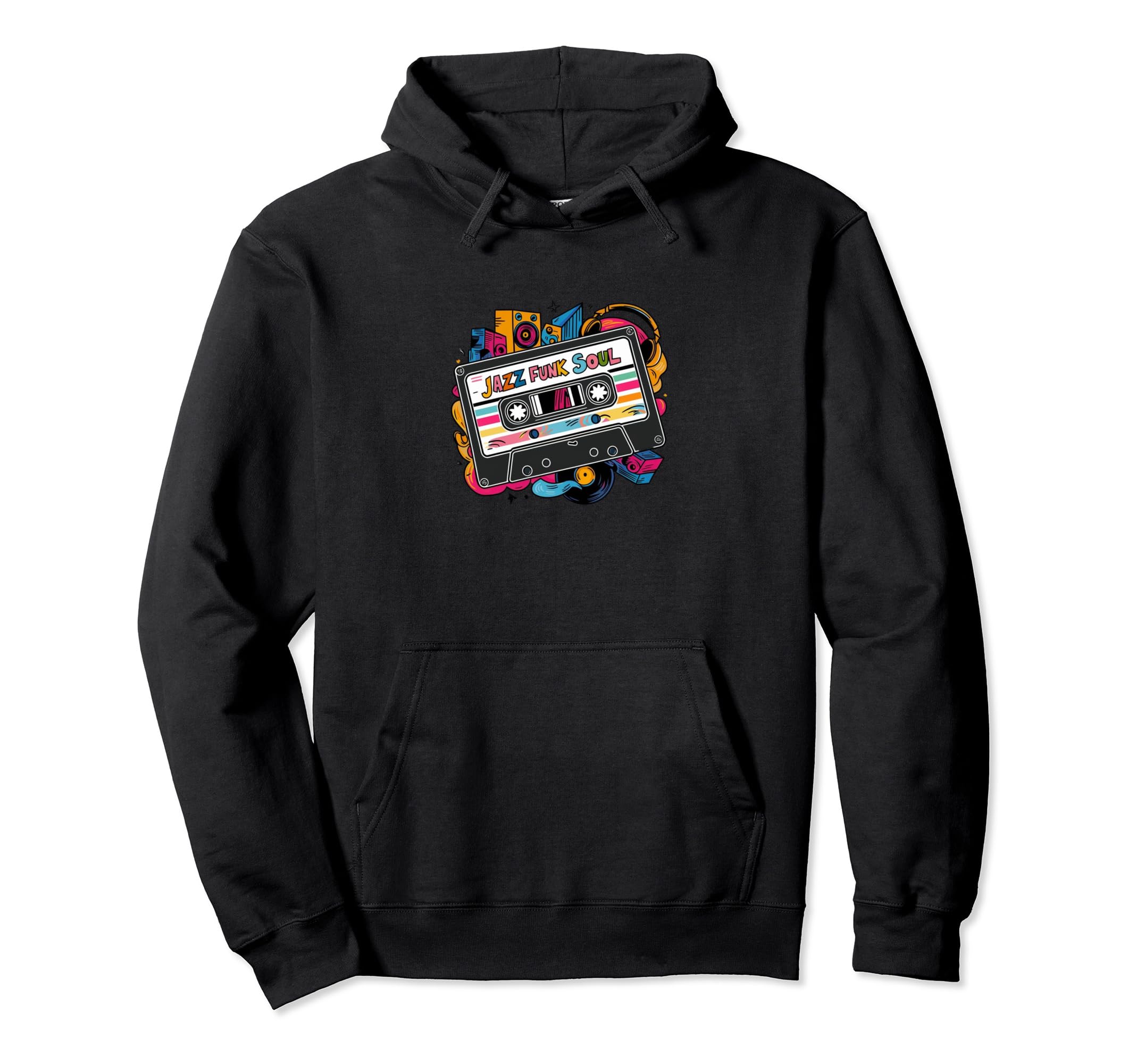 Mix Tape Cassette Jazz Funk Soul Music Hoodie - Novelty Apparel Unisex - T-Shirt, Sweatshirt, Hoodie