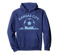Kansas City Soccer Skyline Hoodie - Custom Art Print Unisex - T-Shirt, Sweatshirt, Hoodie