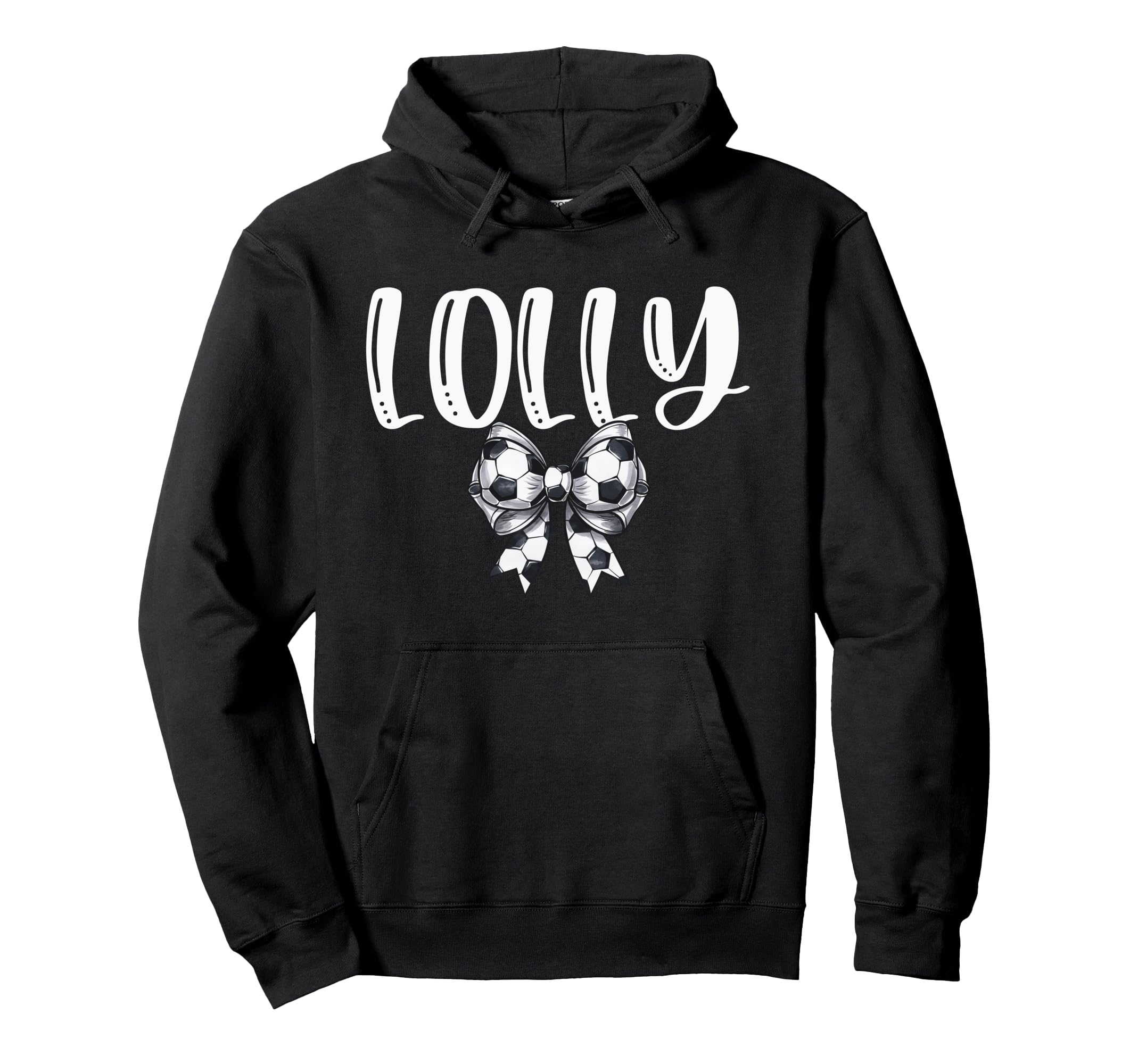 Coquette Soccer Lolly Spirit Hoodie - Trendy Graphic Men Women - T-Shirt, Sweatshirt, Hoodie