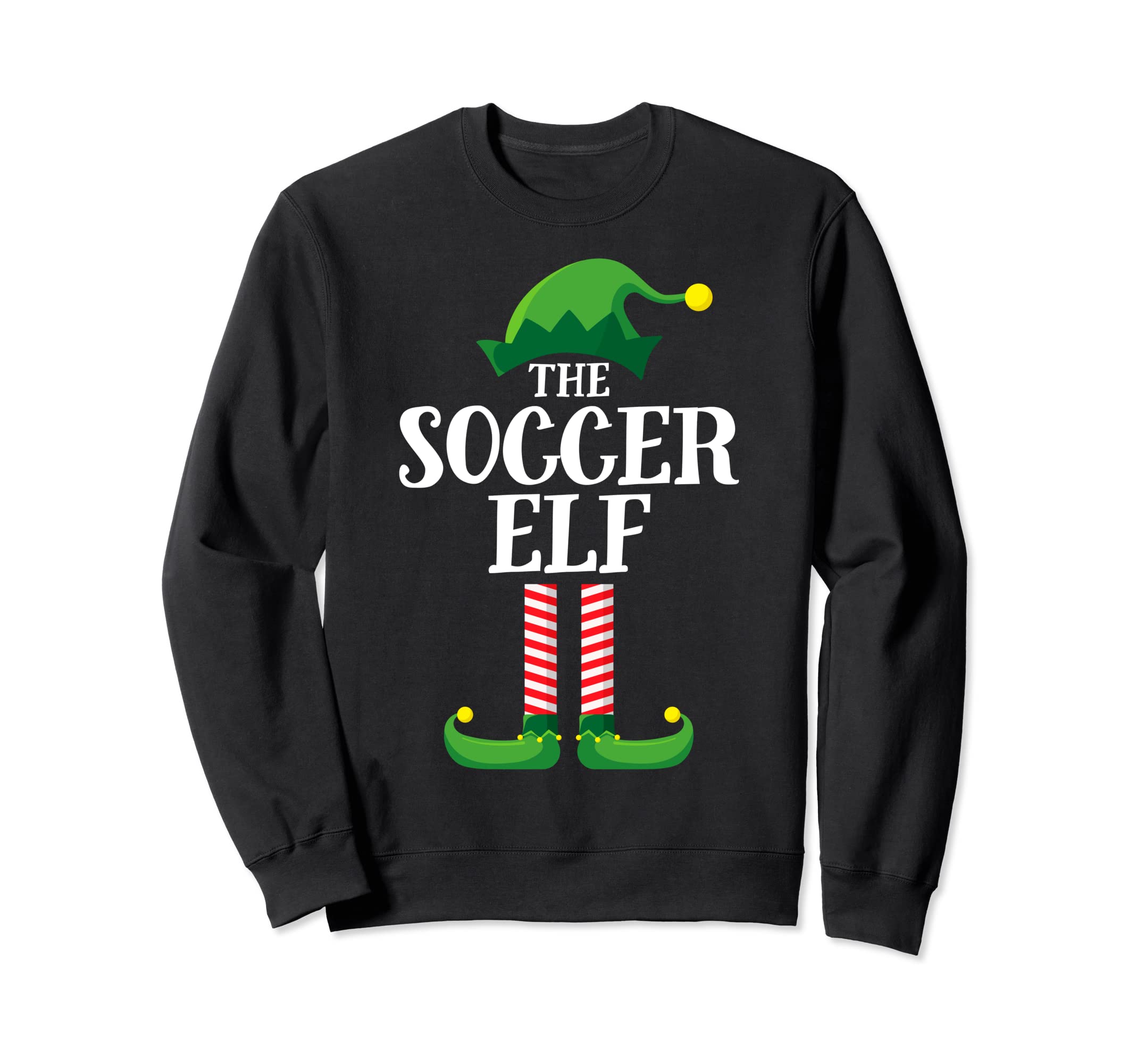 Soccer Elf Matching Family Group Sweatshirt - Minimalist Print for Adults - T-Shirt, Sweatshirt, Hoodie