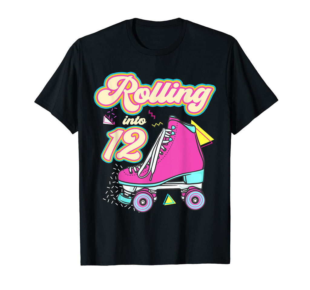 Rolling Into 12 Year Old Roller Skate T-Shirt - Custom Art Print Men Women - T-Shirt, Sweatshirt, Hoodie