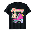 Rolling Into 12 Year Old Roller Skate T-Shirt - Custom Art Print Men Women - T-Shirt, Sweatshirt, Hoodie