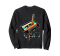 Pencil Rewind Cassette Tape Sweatshirt - Fun Novelty Design Men Women - T-Shirt, Sweatshirt, Hoodie