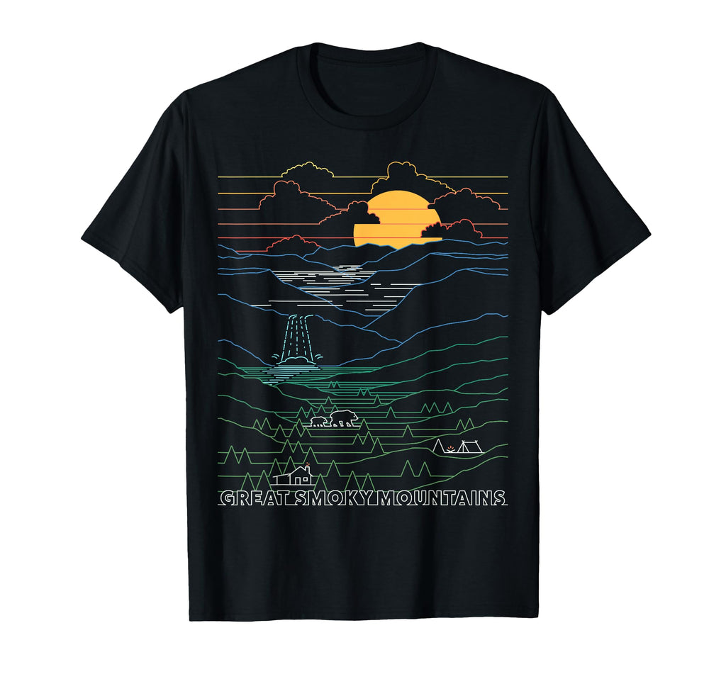 Great Smoky Mountains National T-Shirt - Casual Everyday Wear Men Women - T-Shirt, Sweatshirt, Hoodie