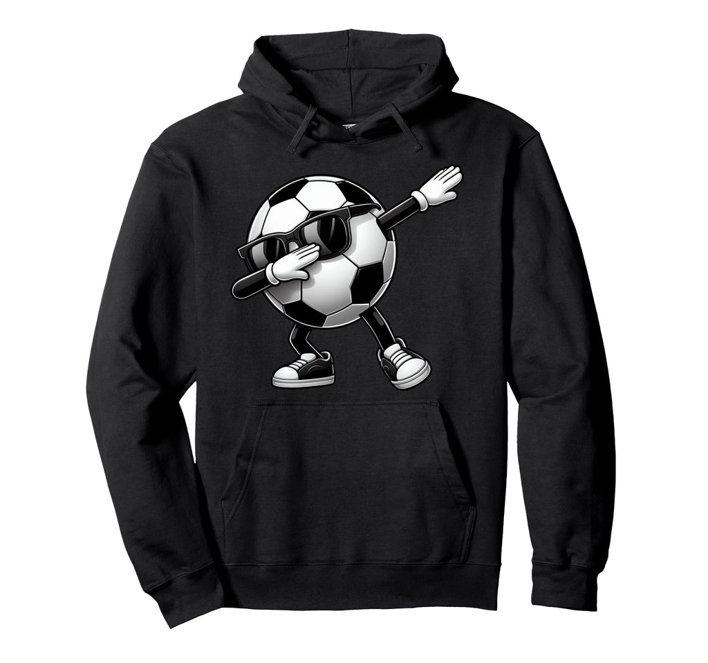 Dabbing Soccer Ball Soccer Sports Hoodie - Custom Art Print Men Women - T-Shirt, Sweatshirt, Hoodie