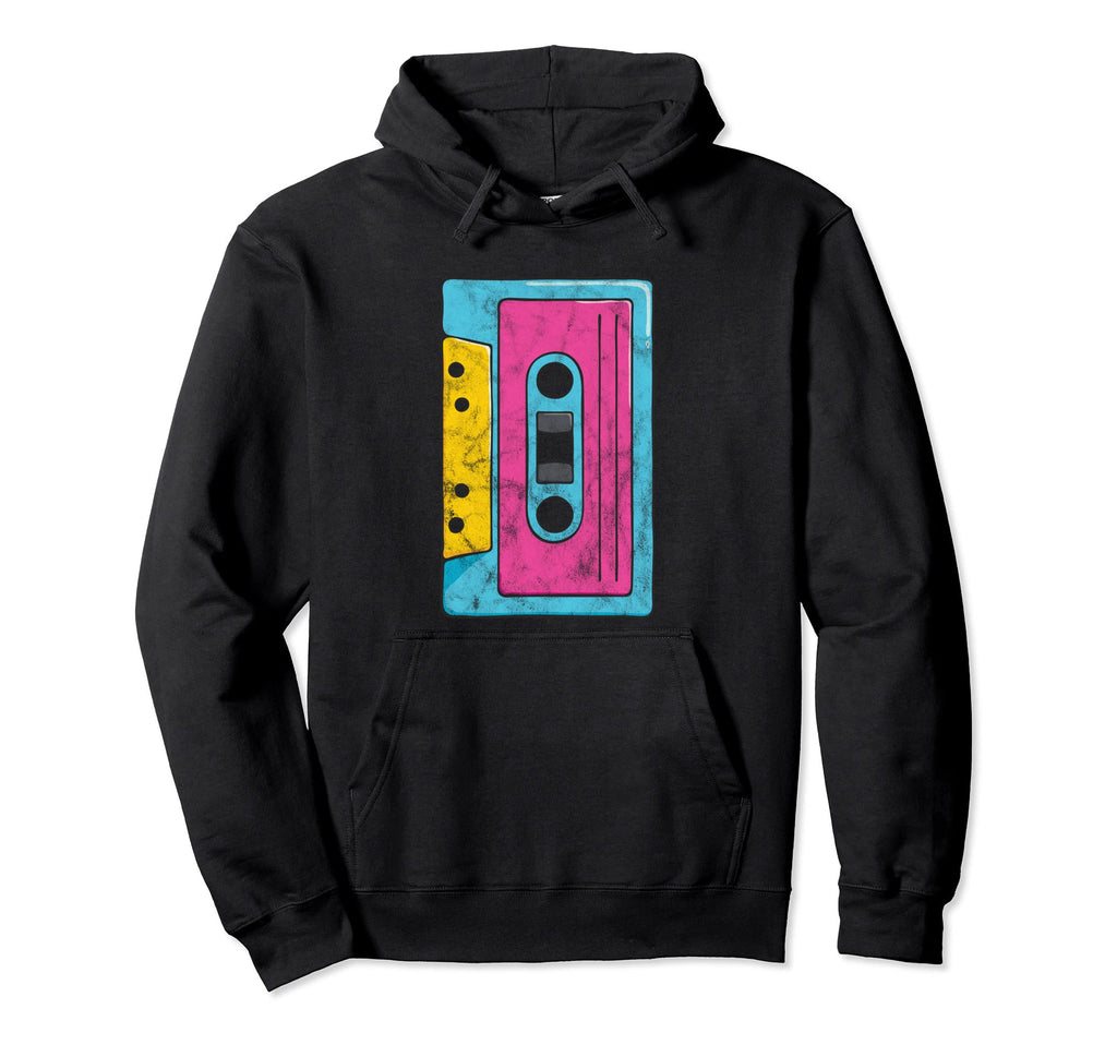 Music Cassette Tape 80S And 90S Hoodie - Casual Everyday Wear for Adults - T-Shirt, Sweatshirt, Hoodie