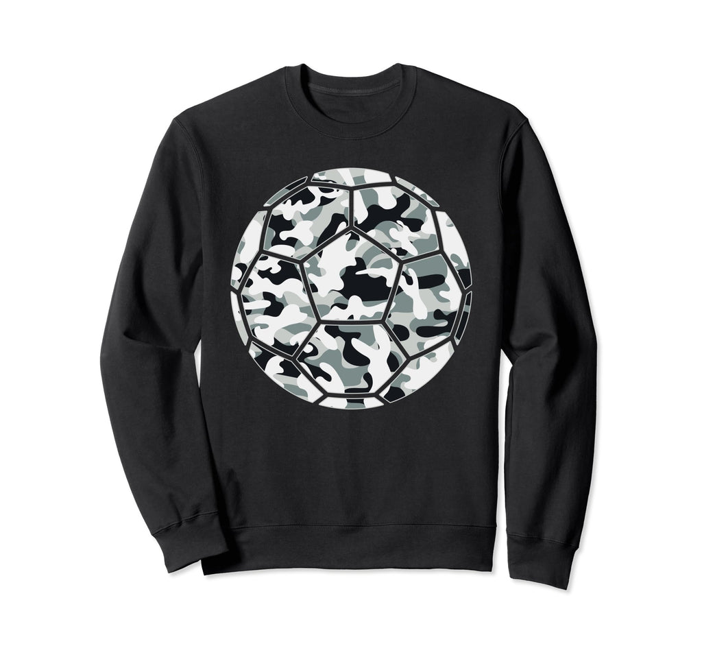 Soccer Player Camo Soccer Lover Sweatshirt - Graphic Print Men Women - T-Shirt, Sweatshirt, Hoodie