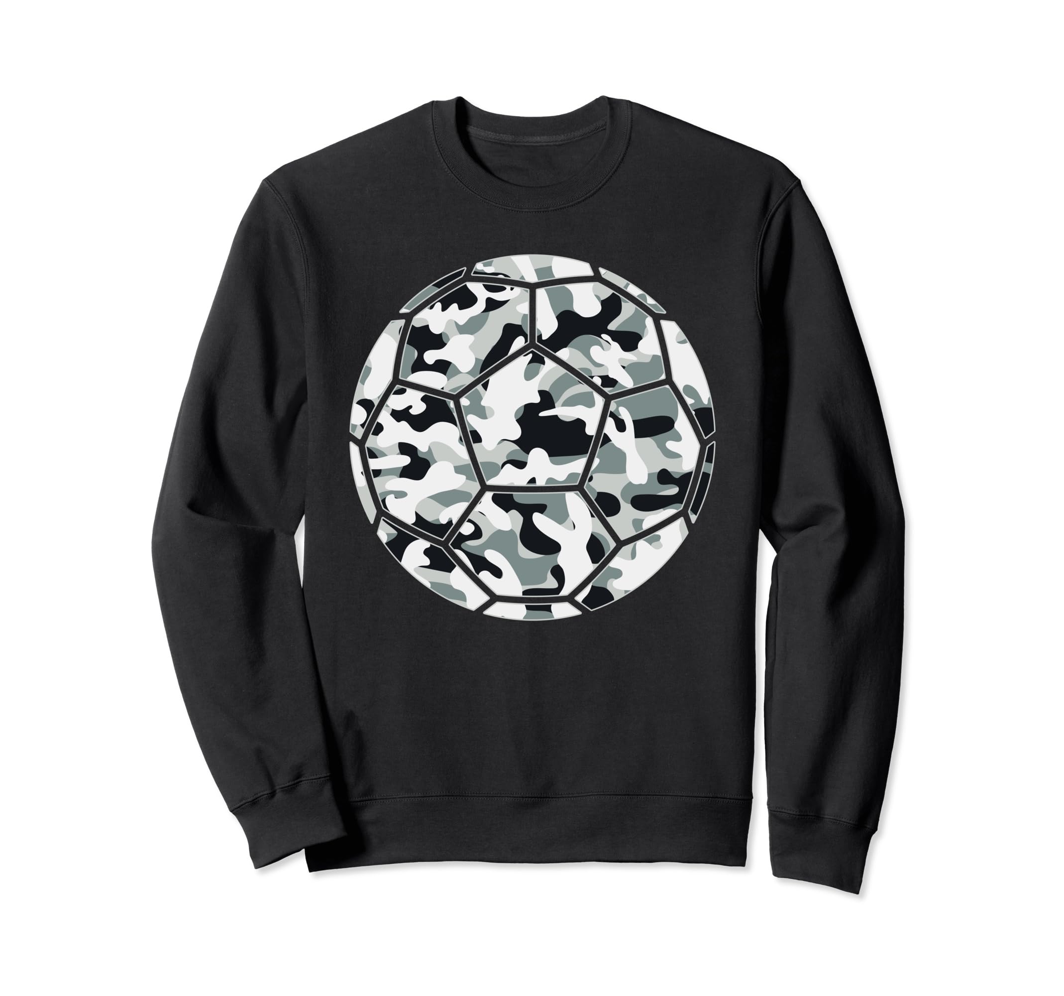 Soccer Player Camo Soccer Lover Sweatshirt - Graphic Print Men Women - T-Shirt, Sweatshirt, Hoodie