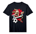 Dabbing Dog Iraq Soccer Fans Jersey T-Shirt - Aesthetic Graphic Unisex - T-Shirt, Sweatshirt, Hoodie