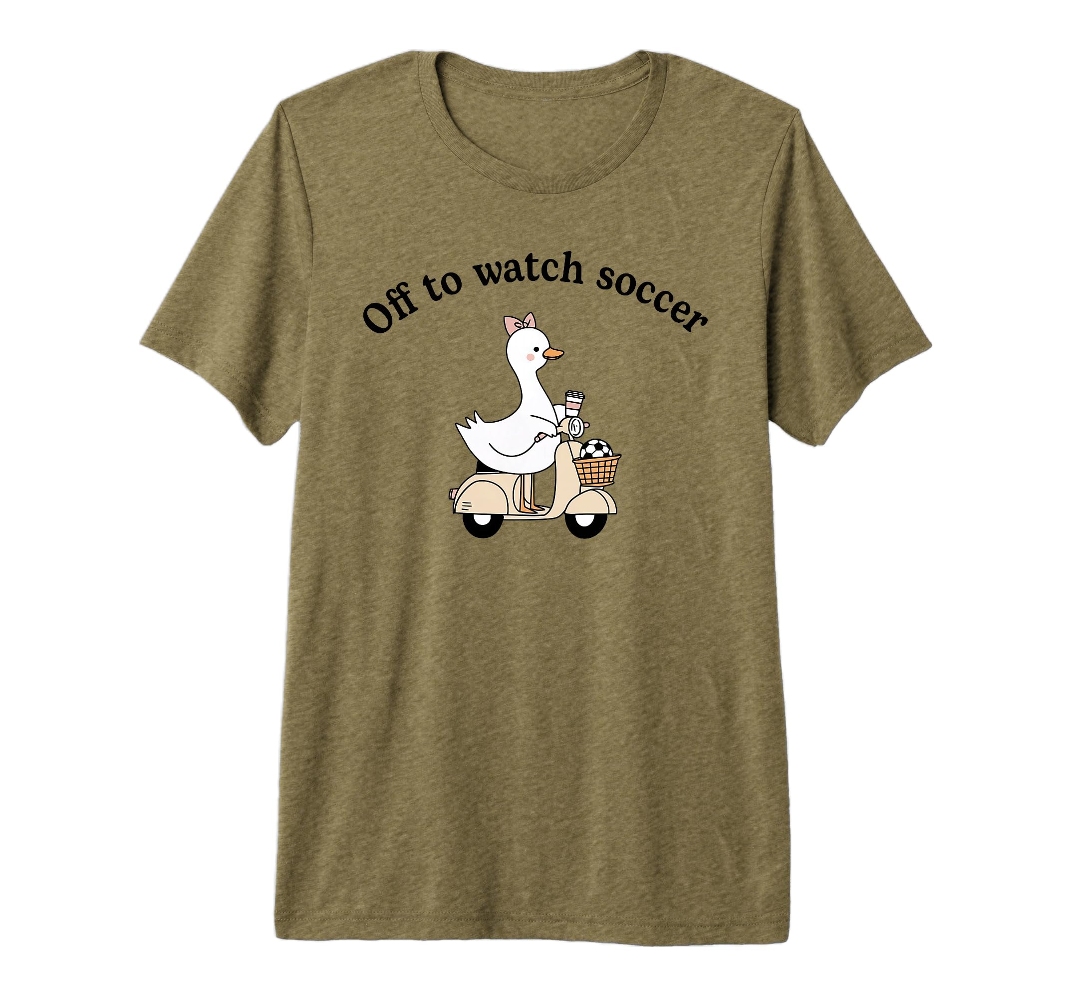 Soccer Mom Off To Watch Soccer Goose T-Shirt - Minimalist Print Unisex - T-Shirt, Sweatshirt, Hoodie