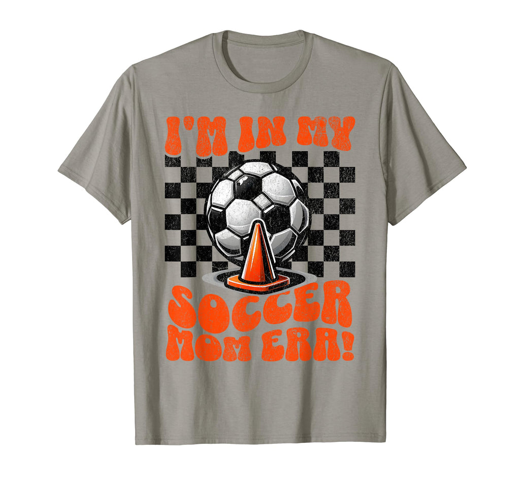 Im My Soccer Mom Era Checkerboard T-Shirt - Graphic Print for Adults - T-Shirt, Sweatshirt, Hoodie