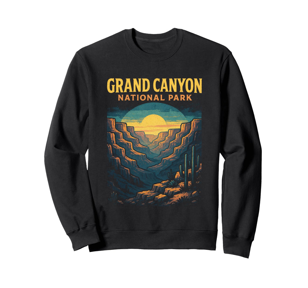 Grand Canyon National Park Sunset Sweatshirt - Custom Art Print for Adults - T-Shirt, Sweatshirt, Hoodie