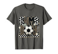 Soccer Leopard Crochet Checkered T-Shirt - Minimalist Print for Adults - T-Shirt, Sweatshirt, Hoodie