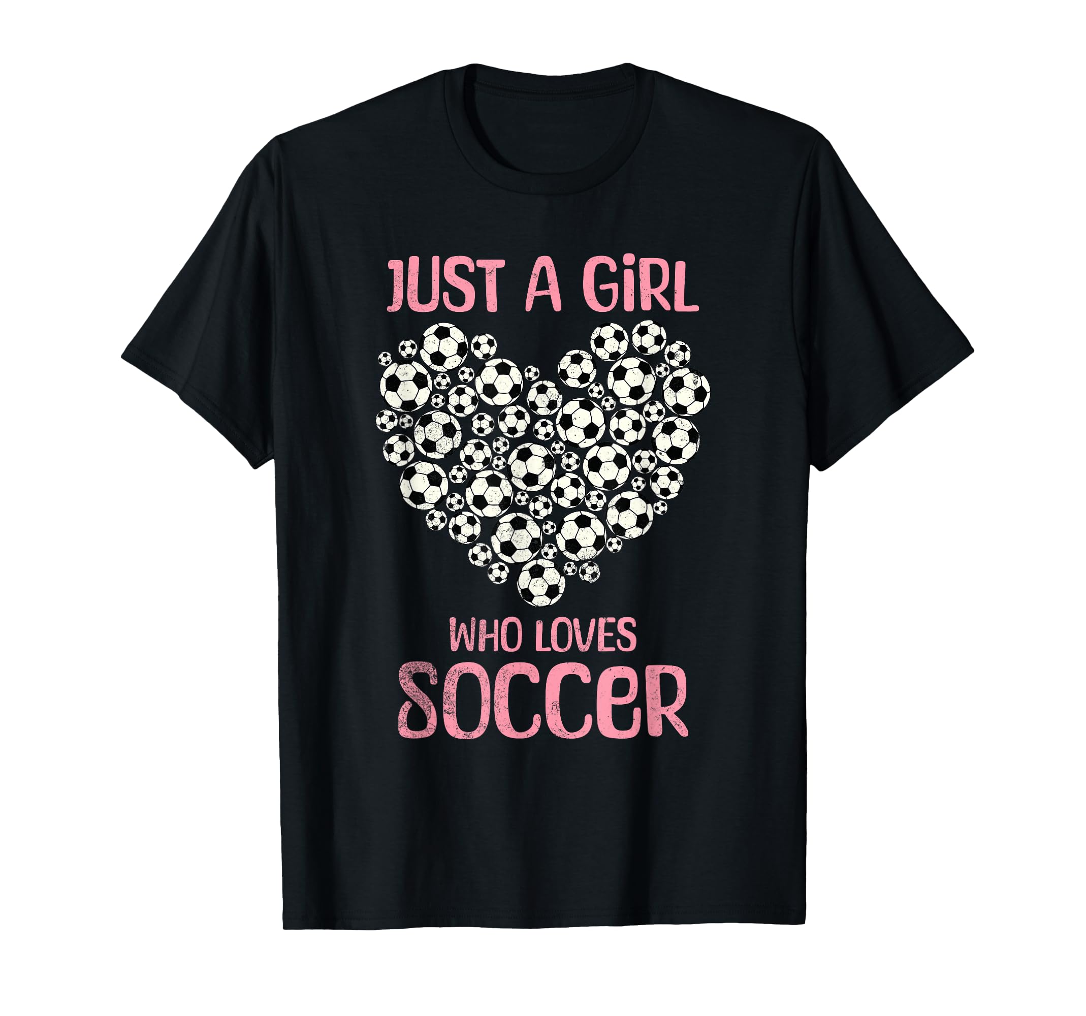 Just Who Loves Soccer Heart Womens T-Shirt - Aesthetic Graphic for Adults - T-Shirt, Sweatshirt, Hoodie