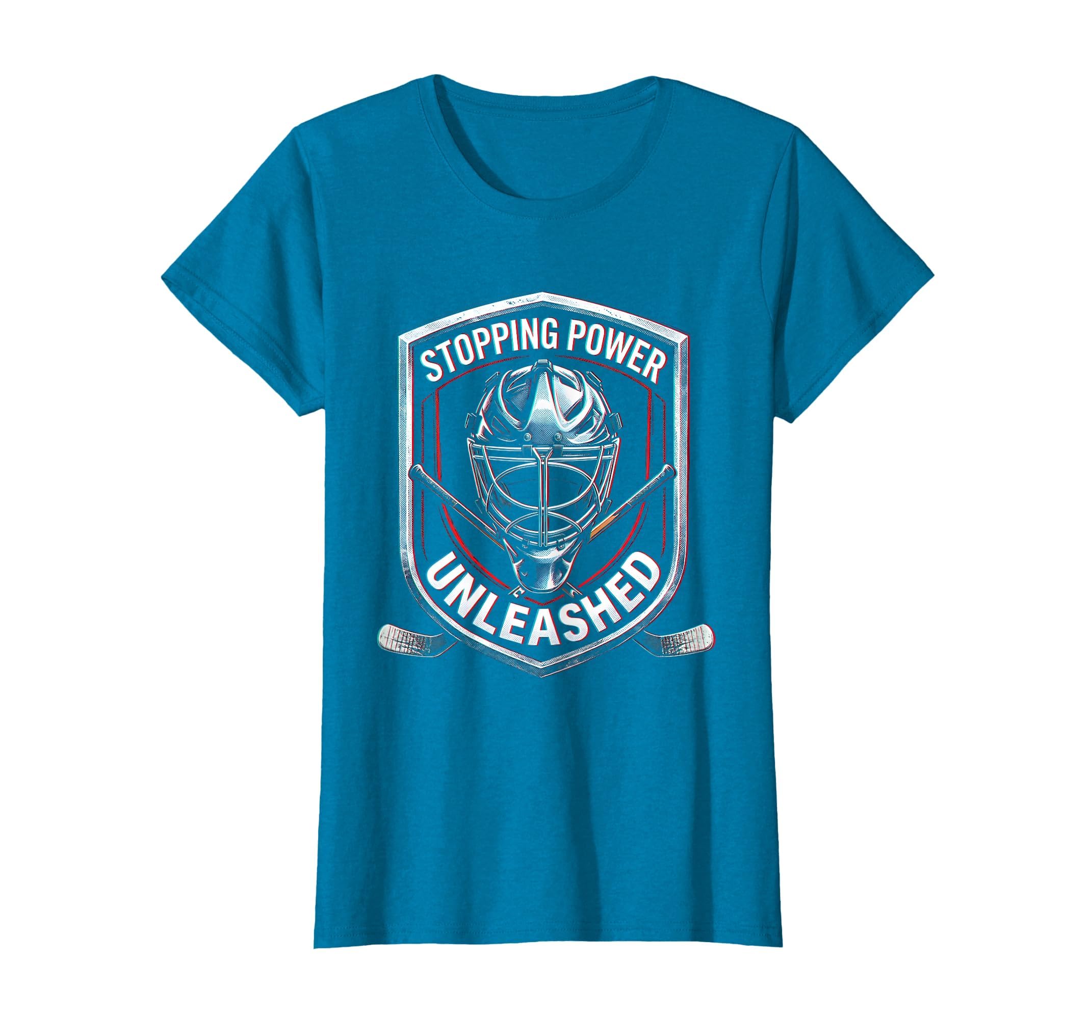 Stopping Power Unleashed Goalie T-Shirt - Aesthetic Graphic Unisex - T-Shirt, Sweatshirt, Hoodie