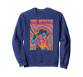 Jimi Hendrix Colorful Vibe Lines Sweatshirt - Novelty Apparel Unisex - T-Shirt, Sweatshirt, Hoodie