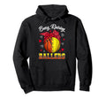 Busy Raising Ballers Basketball Softball Hoodie - Graphic Print Unisex - T-Shirt, Sweatshirt, Hoodie