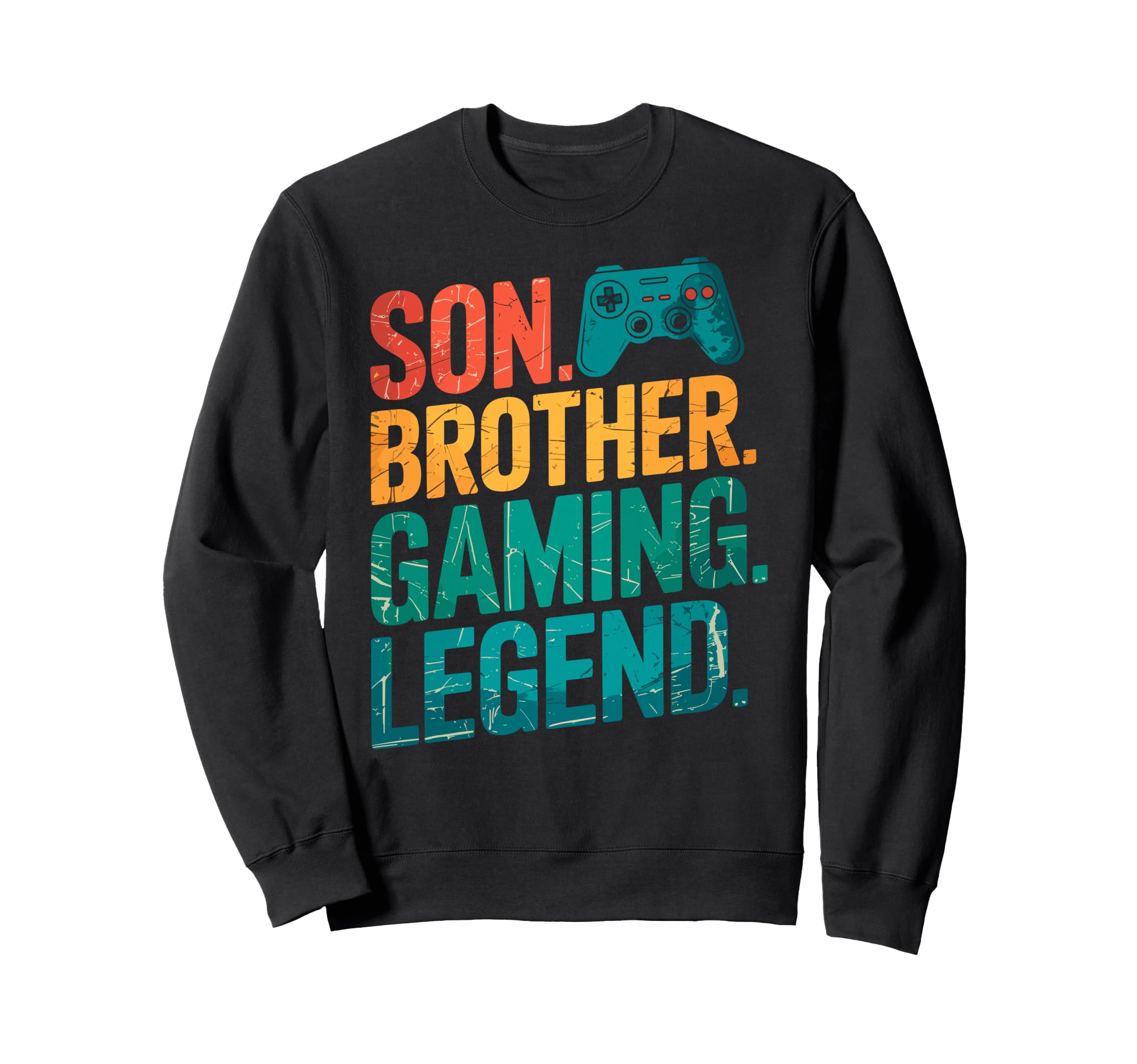 Son Brother Gamer Legend Video Game Sweatshirt - Minimalist Print Unisex - T-Shirt, Sweatshirt, Hoodie