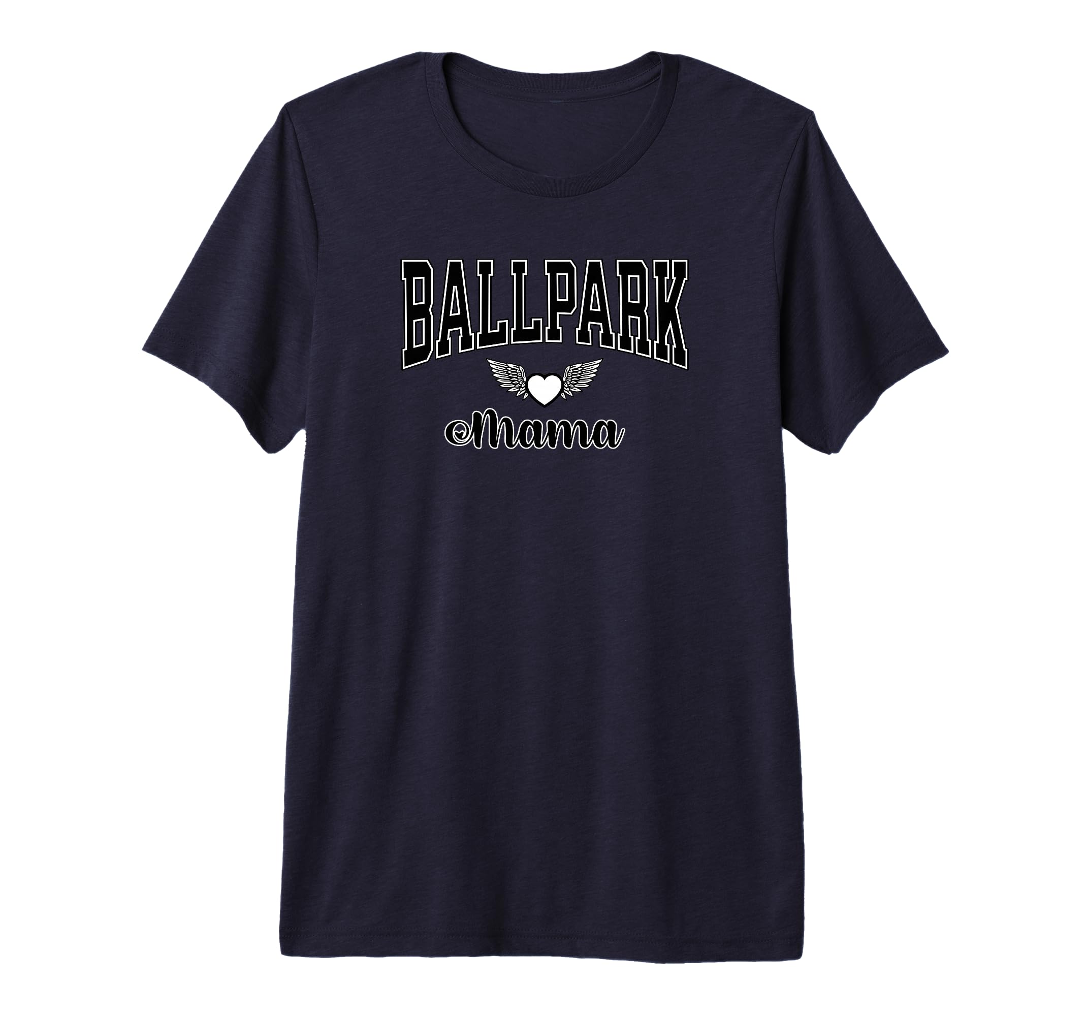 Ballpark Mama Baseball Moms Soccer Moms T-Shirt - Custom Art Print Unisex - T-Shirt, Sweatshirt, Hoodie