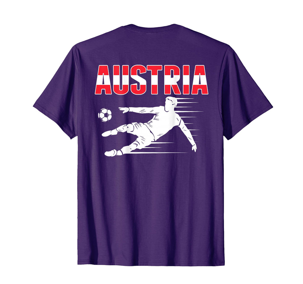 Austria Soccer Lovers Jersey Support T-Shirt - Novelty Apparel for Adults - T-Shirt, Sweatshirt, Hoodie