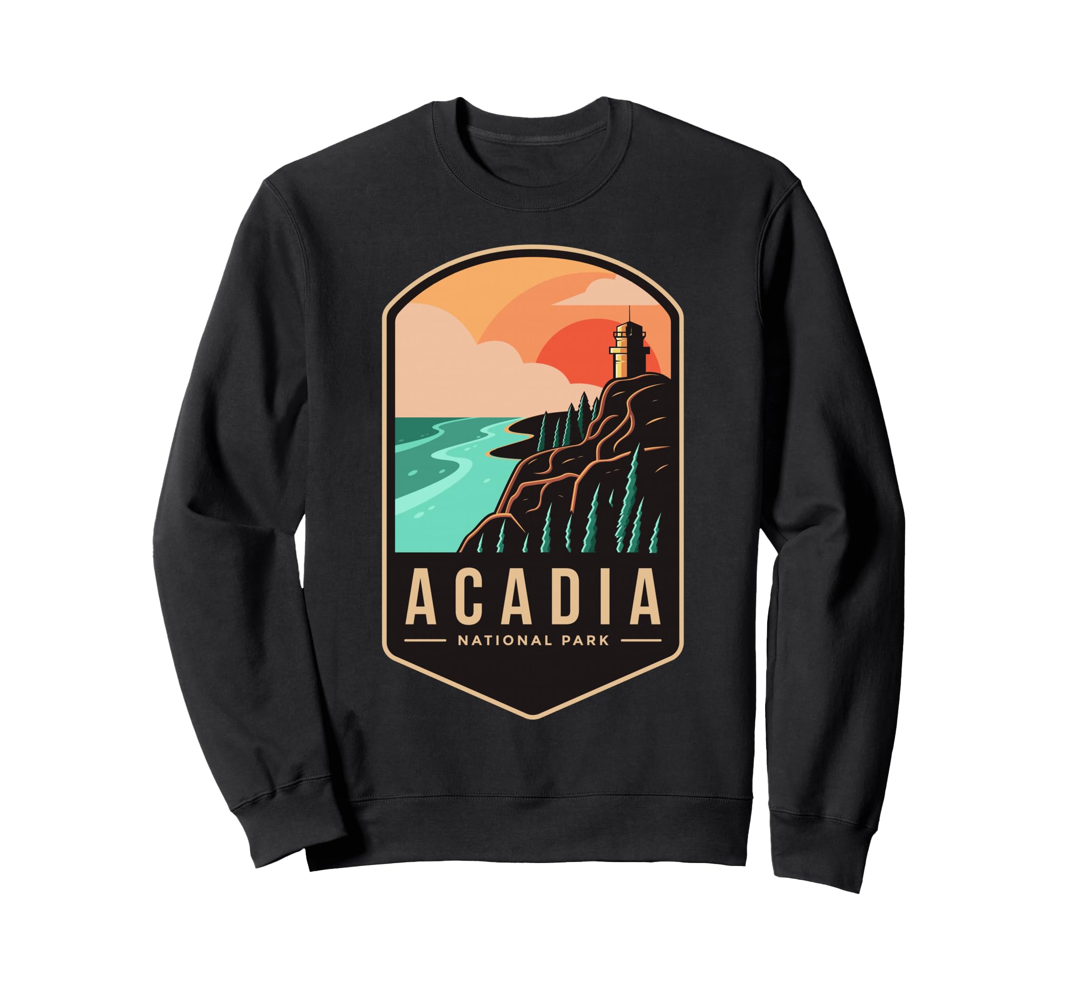 1916 Maine Bar Harbor Acadia Sweatshirt - Streetwear Style for Adults - T-Shirt, Sweatshirt, Hoodie