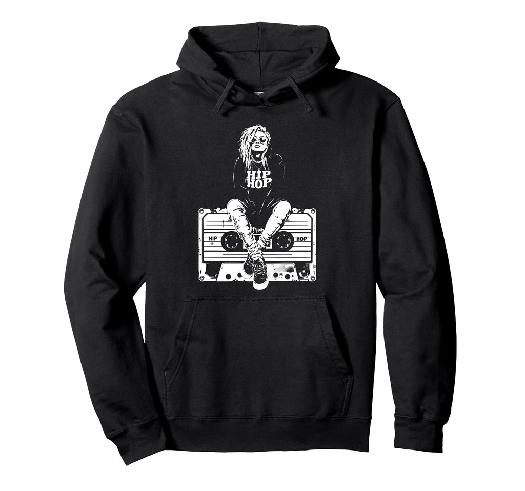 Cassette Tape Hip Hop Music 70S 80S 90S Hoodie - Graphic Print Unisex - T-Shirt, Sweatshirt, Hoodie