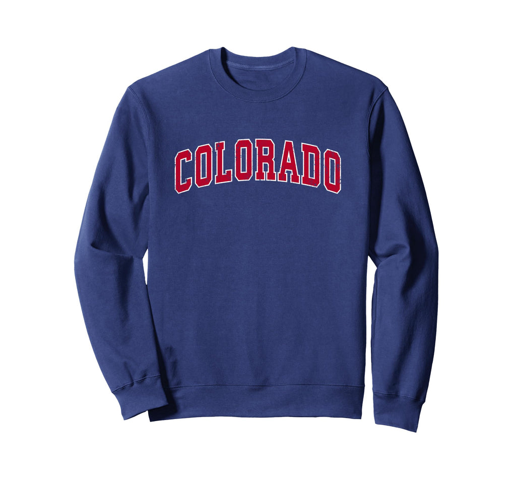 Colorado Co Sports Red Sweatshirt - Minimalist Print Men Women - T-Shirt, Sweatshirt, Hoodie