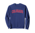 Colorado Co Sports Red Sweatshirt - Minimalist Print Men Women - T-Shirt, Sweatshirt, Hoodie