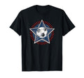 Soccer Player 4Th July Soccer T-Shirt - Custom Art Print Unisex - T-Shirt, Sweatshirt, Hoodie