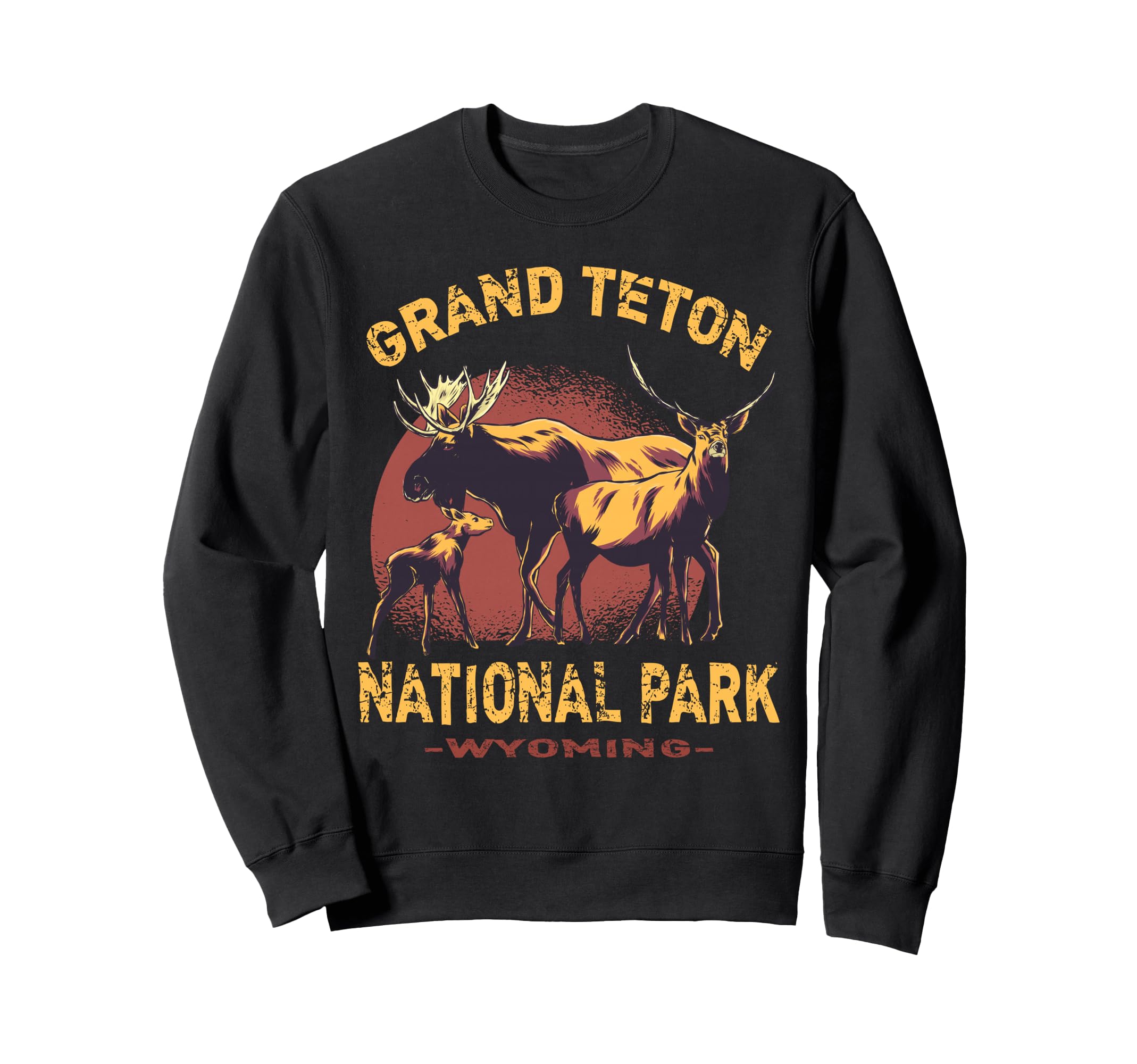 Grand Teton National Park Wyoming Sweatshirt - Graphic Print Men Women - T-Shirt, Sweatshirt, Hoodie