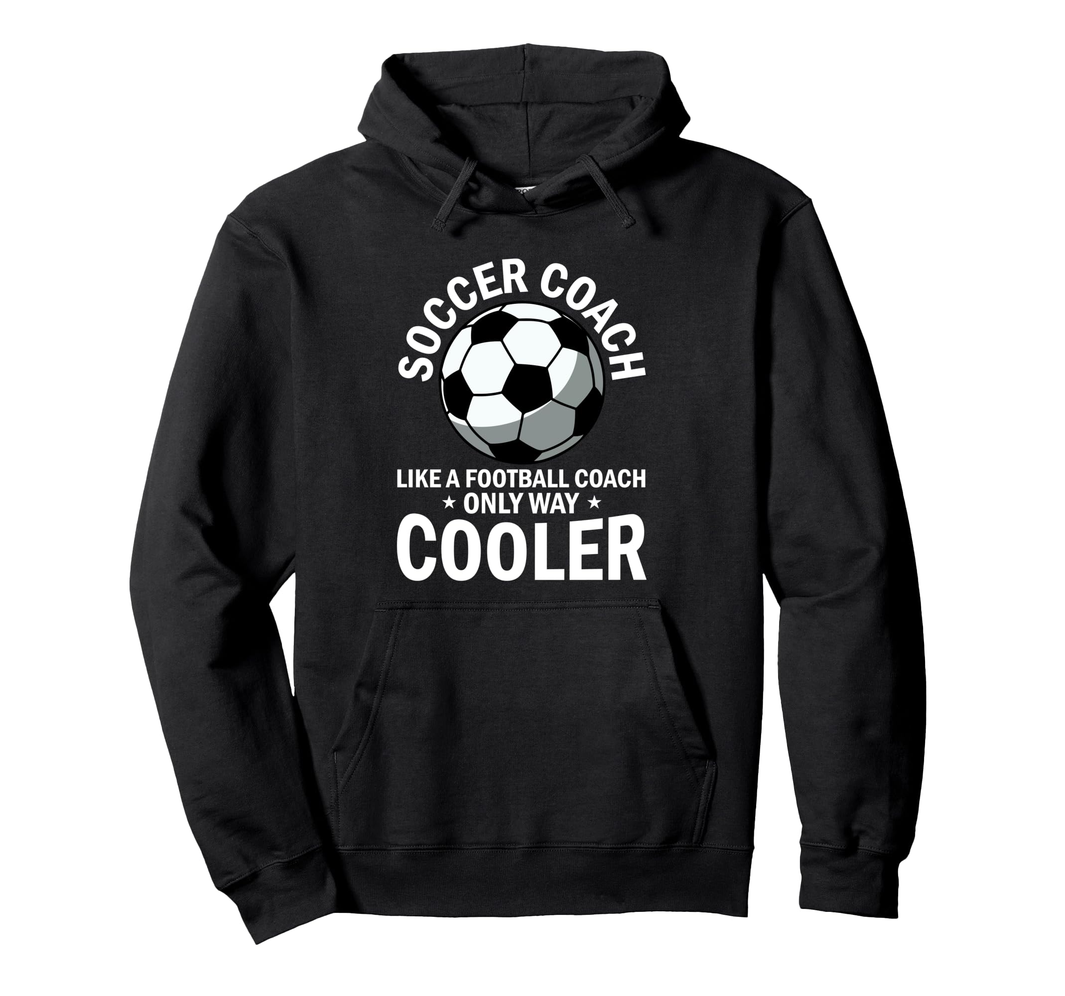 Coaching Soccer Dad Coach Soccer Coach Hoodie - Novelty Apparel for Adults - T-Shirt, Sweatshirt, Hoodie