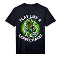 Leprechaun Shamrock St Patricks Day Soccer T-Shirt - Trendy Graphic Unisex - T-Shirt, Sweatshirt, Hoodie