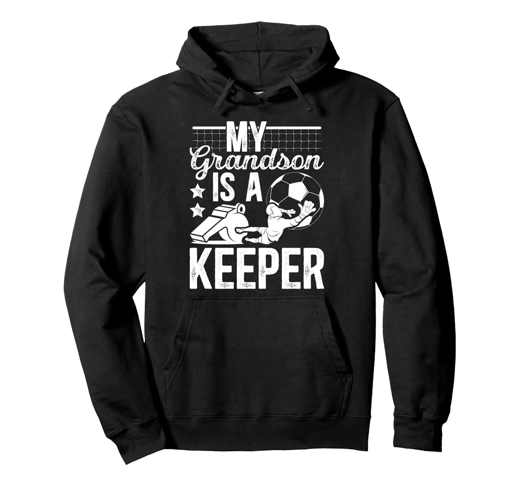 Proud Soccer Keeper Pop Pop Grandpa Soccer Hoodie - Unique Graphic Unisex - T-Shirt, Sweatshirt, Hoodie
