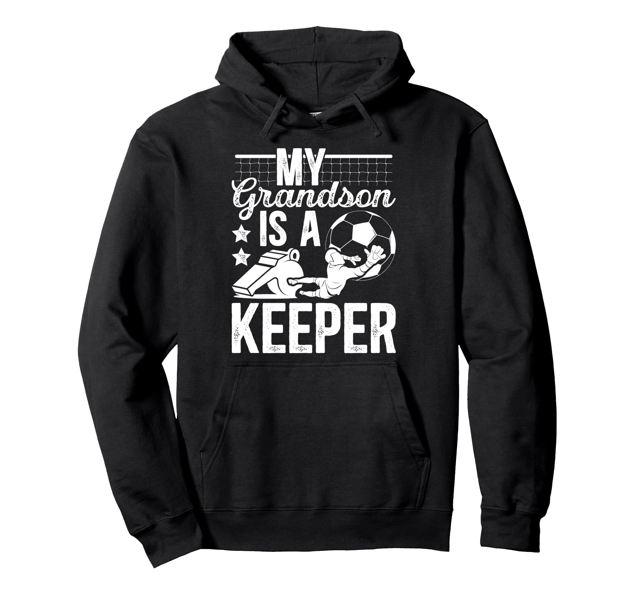 Proud Soccer Keeper Pop Pop Grandpa Soccer Hoodie - Unique Graphic Unisex - T-Shirt, Sweatshirt, Hoodie