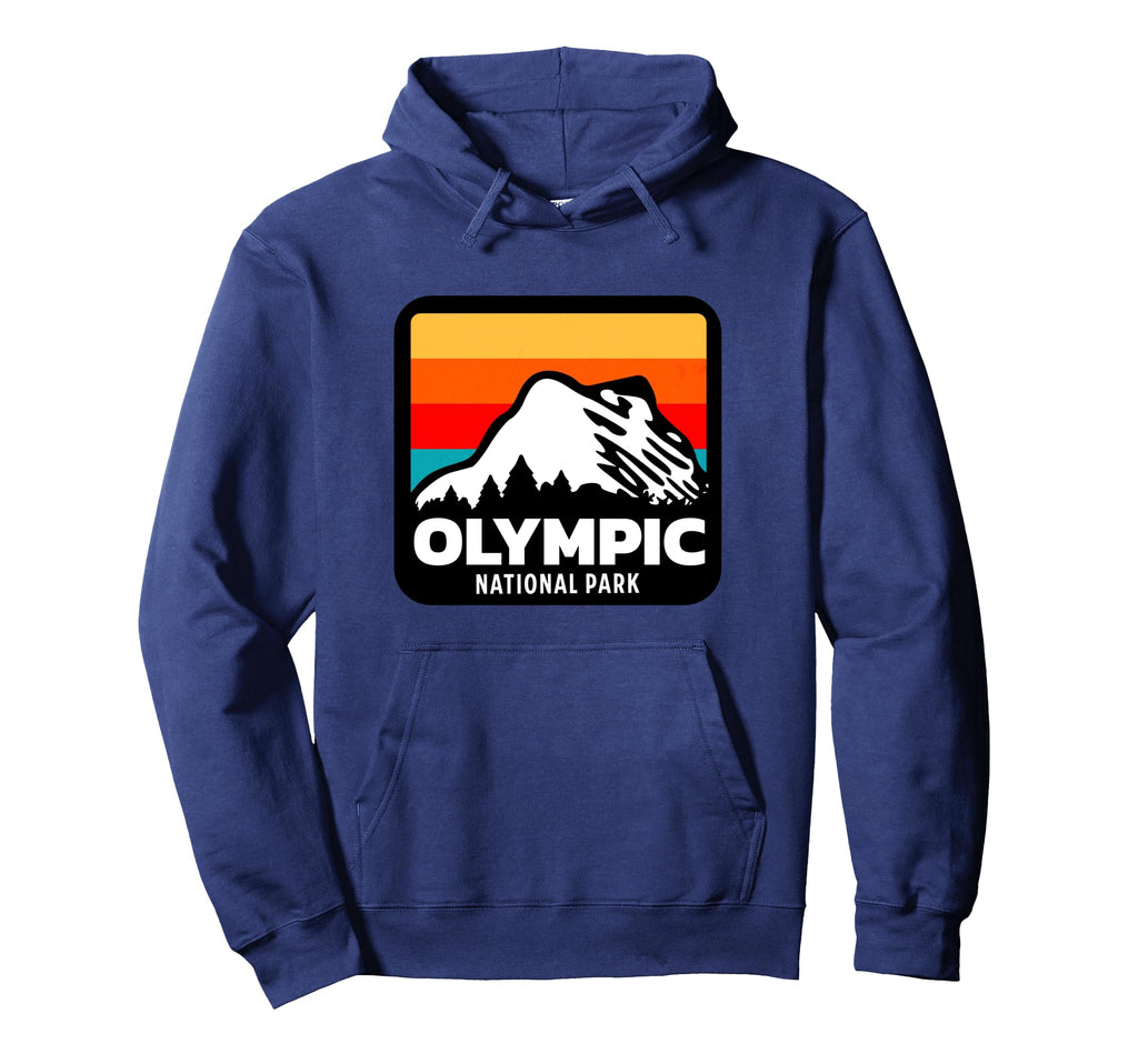 Olympic National Park Washington Hoodie - Minimalist Print Men Women - T-Shirt, Sweatshirt, Hoodie